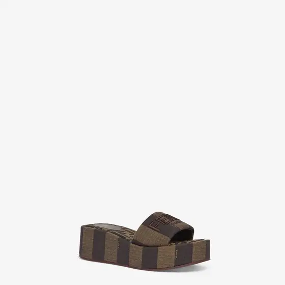 Fendi Sunshine Fabric Flatform Slides | Thumbnail 2 Fendi Sunshine Fabric Flatform Slides | Thumbnail 2