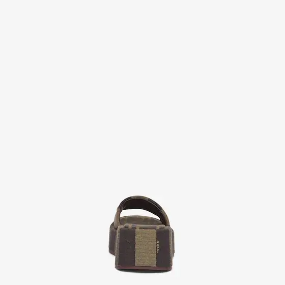 Fendi Sunshine Fabric Flatform Slides | Thumbnail 3 Fendi Sunshine Fabric Flatform Slides | Thumbnail 3