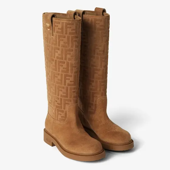 Fendi Filo Suede Boots | Thumbnail 4 Fendi Filo Suede Boots | Thumbnail 4