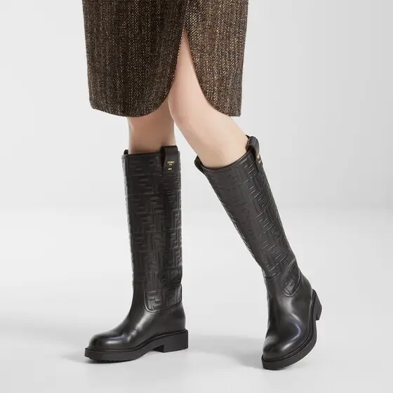 Fendi Filo Leather Boots | Thumbnail 5 Fendi Filo Leather Boots | Thumbnail 5
