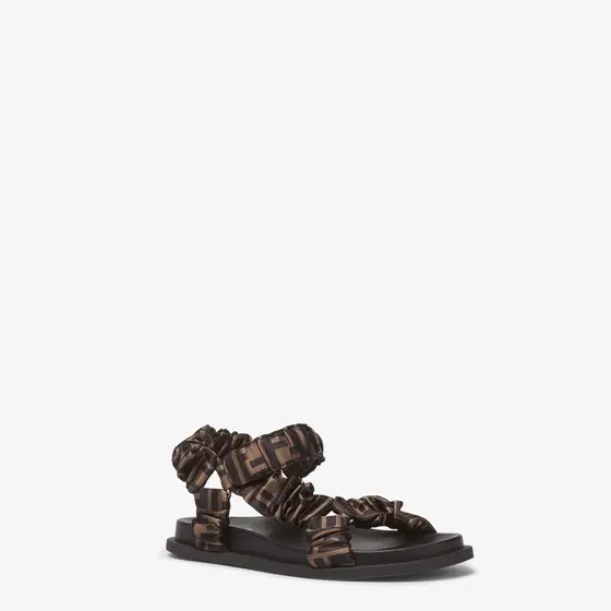 Fendi Feel Satin Sandals | Thumbnail 2