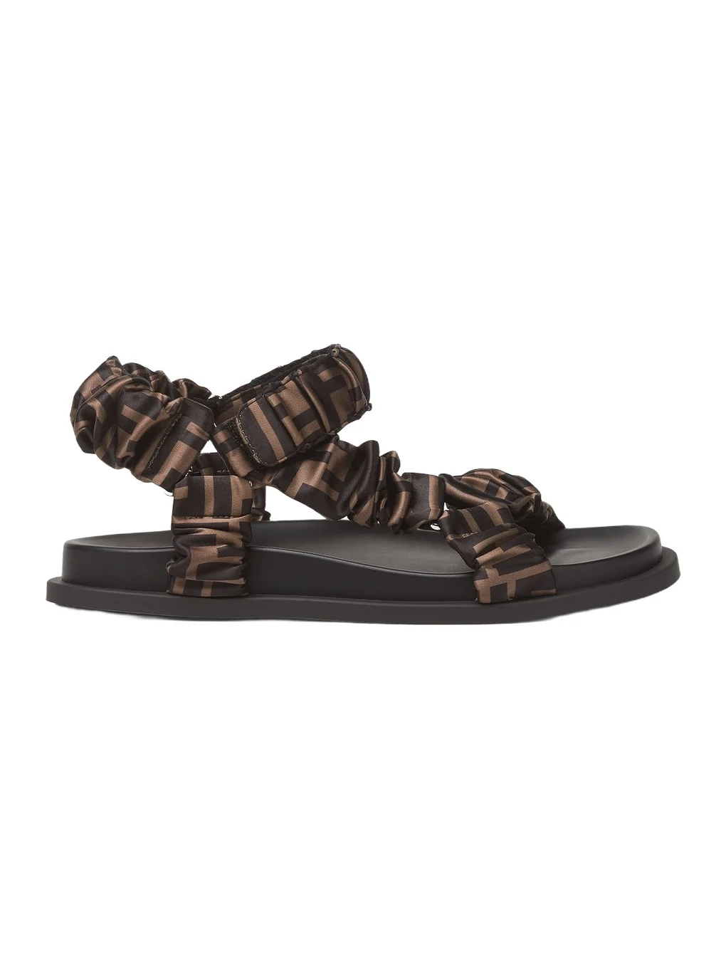 Fendi Feel Satin Sandals
