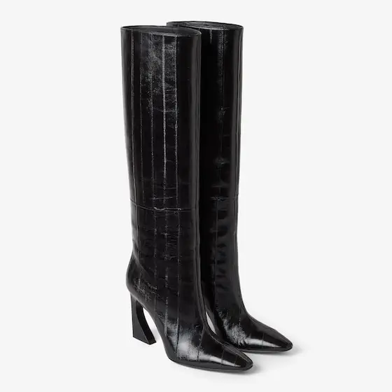 Fendi Tubular boots with tapered toe and high heel featuring | Thumbnail 4 Fendi Tubular boots with tapered toe and high heel featuring | Thumbnail 4