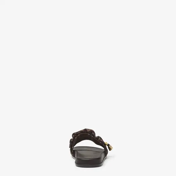 Fendi Vertigo Satin Slides | Thumbnail 3