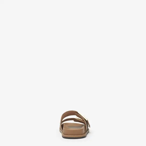 Fendi Double-band flat slides with decorative FF Tube buckles | Thumbnail 3 Fendi Double-band flat slides with decorative FF Tube buckles | Thumbnail 3