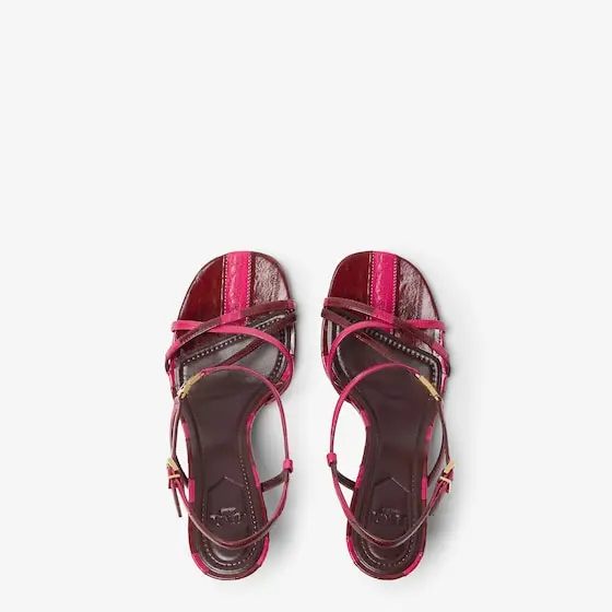 Fendi Strappy sandals with thin asymmetric straps that wrap | Thumbnail 4 Fendi Strappy sandals with thin asymmetric straps that wrap | Thumbnail 4
