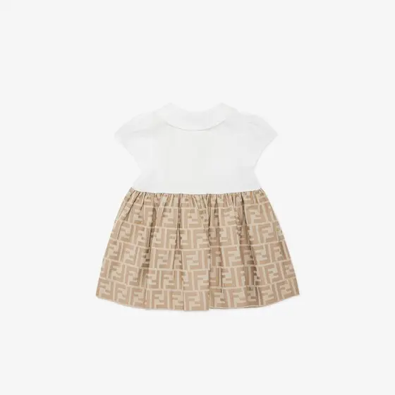 Fendi Poplin Baby Dress | Thumbnail 2 Fendi Poplin Baby Dress | Thumbnail 2