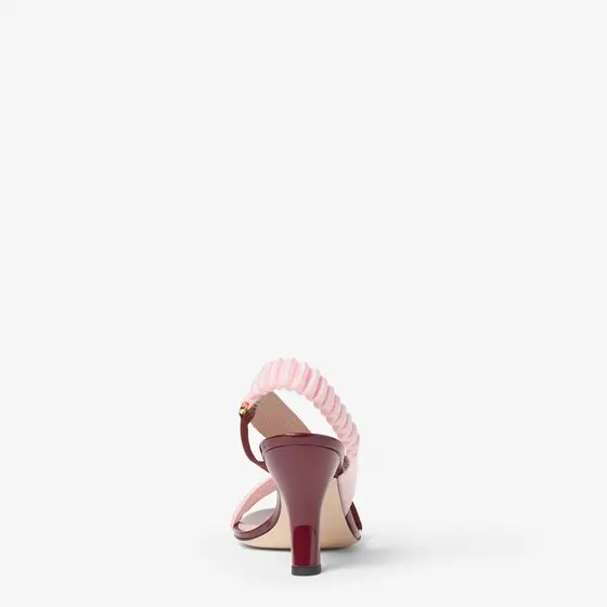 Fendi Iconic Colibrì Leather and Multicolor Fabric Sandals | Thumbnail 3 Fendi Iconic Colibrì Leather and Multicolor Fabric Sandals | Thumbnail 3