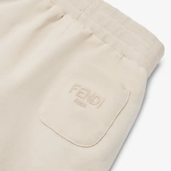 Fendi Reversible baby jogging trousers with drawstring at | Thumbnail 3