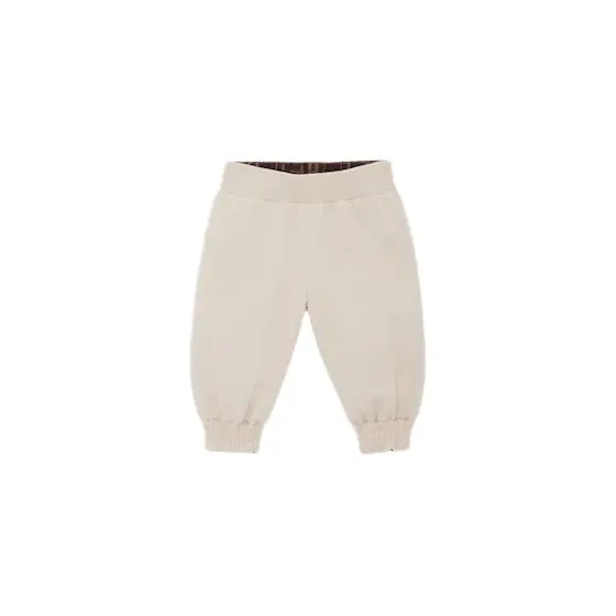 Reversible baby jogging trousers with drawstring at
