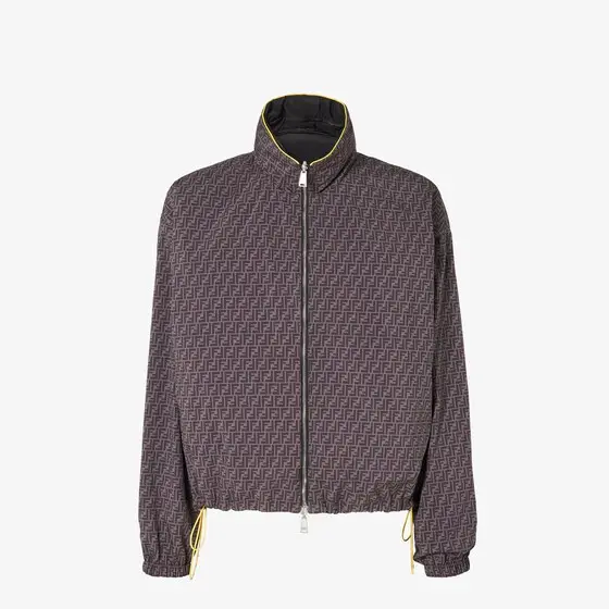 Fendi Reversible windbreaker with high collar and double | Thumbnail 4 Fendi Reversible windbreaker with high collar and double | Thumbnail 4