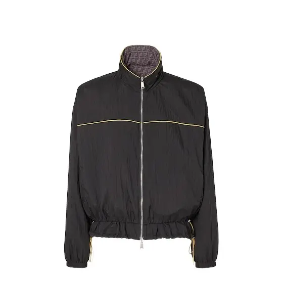 Fendi Reversible windbreaker with high collar and double | Image 1 Fendi Reversible windbreaker with high collar and double | Image 1