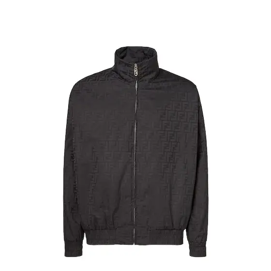 Fendi Padded bomber jacket with high collar and long | Image 1 Fendi Padded bomber jacket with high collar and long | Image 1