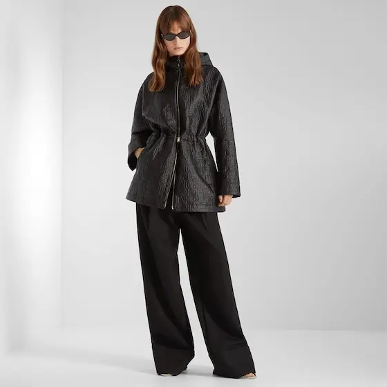 Fendi Technical Fabric FF Quilted Parka | Thumbnail 4 Fendi Technical Fabric FF Quilted Parka | Thumbnail 4