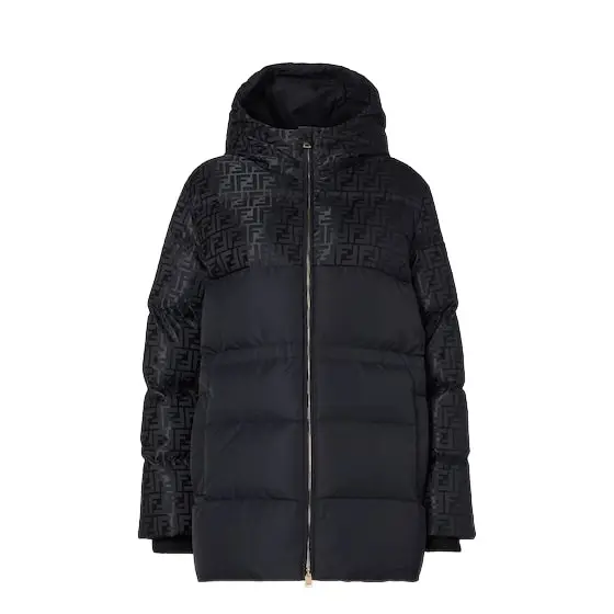 Fendi Parka with high collar and drawstring hood | Image 1 Fendi Parka with high collar and drawstring hood | Image 1