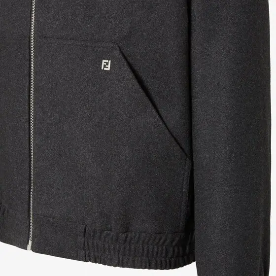 Fendi Hooded sweatshirt with drawstring and raglan sleeves | Thumbnail 3 Fendi Hooded sweatshirt with drawstring and raglan sleeves | Thumbnail 3