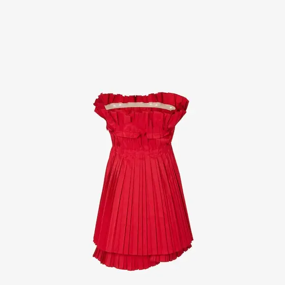 Fendi Short bustier dress with asymmetric double layer hem | Thumbnail 2 Fendi Short bustier dress with asymmetric double layer hem | Thumbnail 2