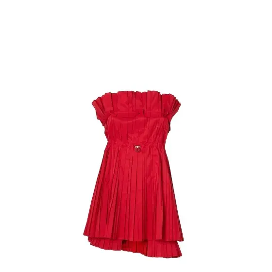 Fendi Short bustier dress with asymmetric double layer hem | Image 1 Fendi Short bustier dress with asymmetric double layer hem | Image 1