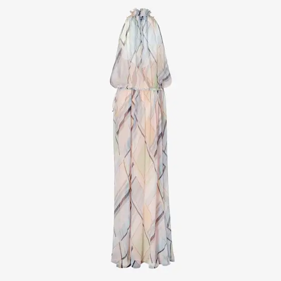 Fendi Sleeveless long dress with halter neck and adjustable | Thumbnail 2 Fendi Sleeveless long dress with halter neck and adjustable | Thumbnail 2