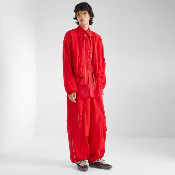 Fendi Parachute trousers with adjustable elastic inserts at | Thumbnail 4 Fendi Parachute trousers with adjustable elastic inserts at | Thumbnail 4