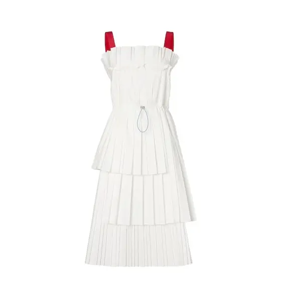 Fendi Midi bustier dress with asymmetric panels on the skirt | Image 1 Fendi Midi bustier dress with asymmetric panels on the skirt | Image 1