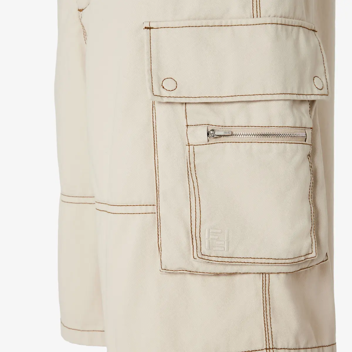 Fendi Relaxed cargo Bermudas | Thumbnail 3 Fendi Relaxed cargo Bermudas | Thumbnail 3