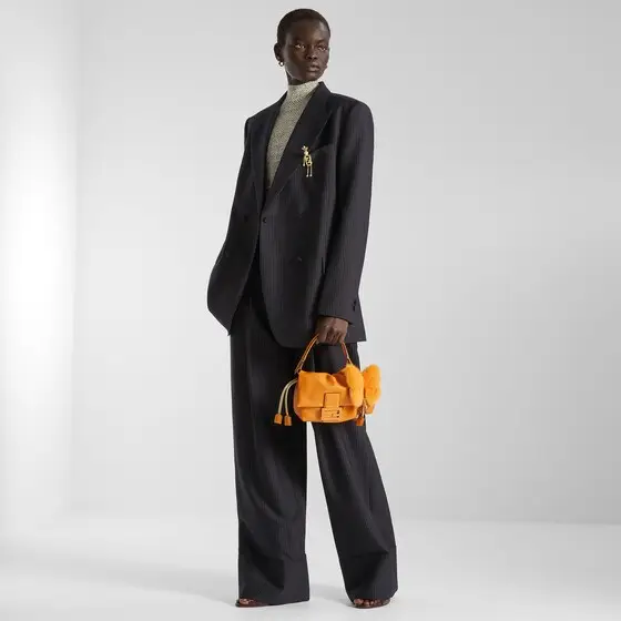 Fendi Pinstriped Wool Blazer | Thumbnail 5 Fendi Pinstriped Wool Blazer | Thumbnail 5