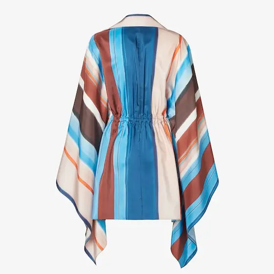 Fendi Striped Silk Dress | Thumbnail 2 Fendi Striped Silk Dress | Thumbnail 2
