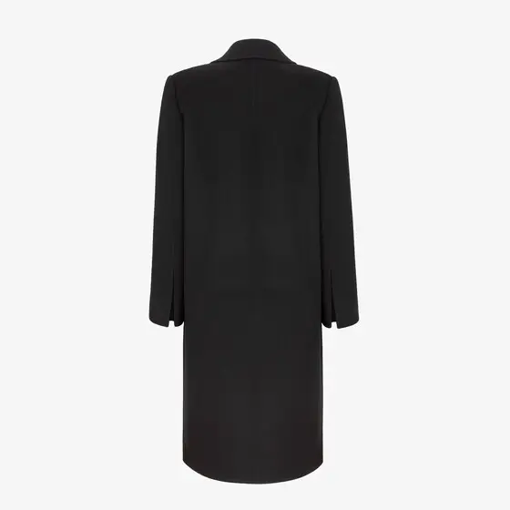 Fendi Midi straight-cut coat with side slits at the hem | Thumbnail 2 Fendi Midi straight-cut coat with side slits at the hem | Thumbnail 2
