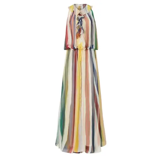 Fendi Long sleeveless dress with adjustable drawstring at | Image 1 Fendi Long sleeveless dress with adjustable drawstring at | Image 1