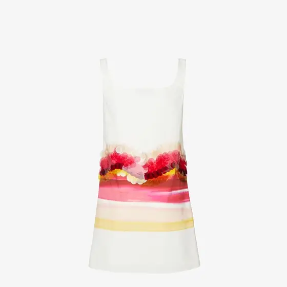 Fendi Poplin Dress with Sequins | Thumbnail 2 Fendi Poplin Dress with Sequins | Thumbnail 2