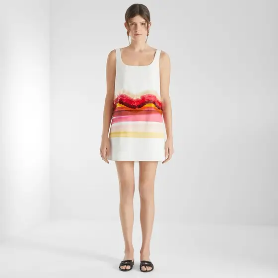 Fendi Poplin Dress with Sequins | Thumbnail 4 Fendi Poplin Dress with Sequins | Thumbnail 4