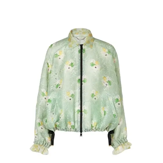 Fendi Bomber-inspired jacket with shirt collar and raglan sleeves | Image 1 Fendi Bomber-inspired jacket with shirt collar and raglan sleeves | Image 1