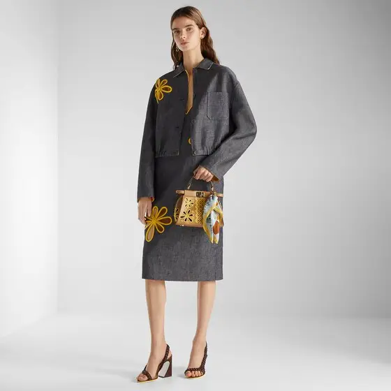 Fendi Double Denim Jacket | Thumbnail 4 Fendi Double Denim Jacket | Thumbnail 4