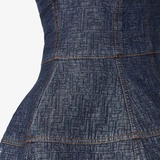 Fendi FF Denim Dress | Thumbnail 3