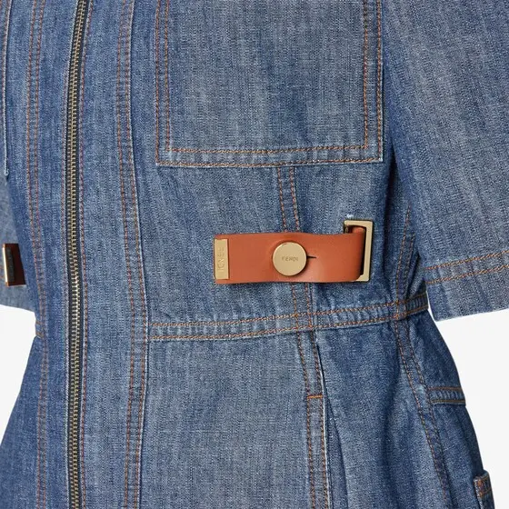 Fendi Chambray Dress | Thumbnail 3 Fendi Chambray Dress | Thumbnail 3