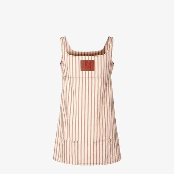 Fendi FF Denim Dress with Red Stripes | Thumbnail 2 Fendi FF Denim Dress with Red Stripes | Thumbnail 2