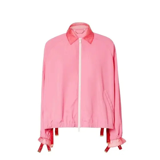 Fendi Bomber-inspired jacket with shirt collar and raglan sleeves | Image 1 Fendi Bomber-inspired jacket with shirt collar and raglan sleeves | Image 1