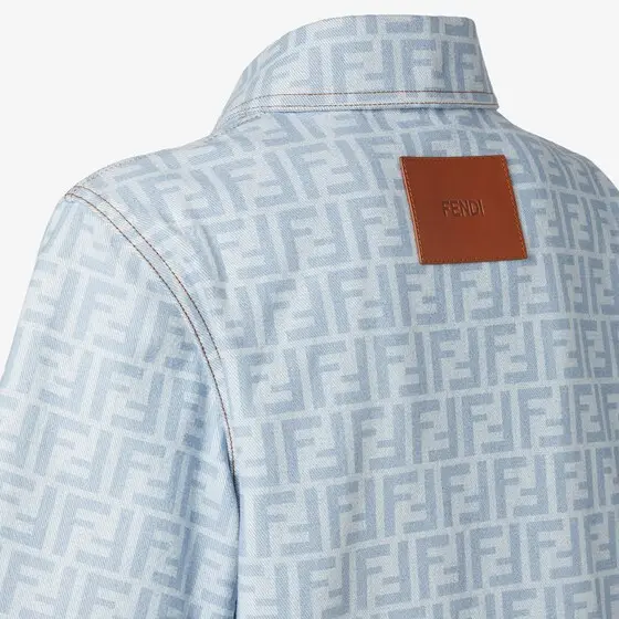 Fendi Cropped jacket with shirt collar and short sleeves | Thumbnail 3 Fendi Cropped jacket with shirt collar and short sleeves | Thumbnail 3
