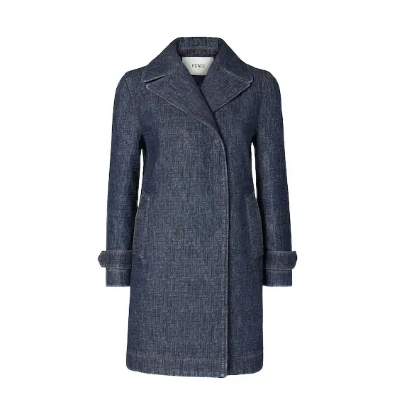 Fendi Straight-cut double-breasted midi jacket | Image 1 Fendi Straight-cut double-breasted midi jacket | Image 1