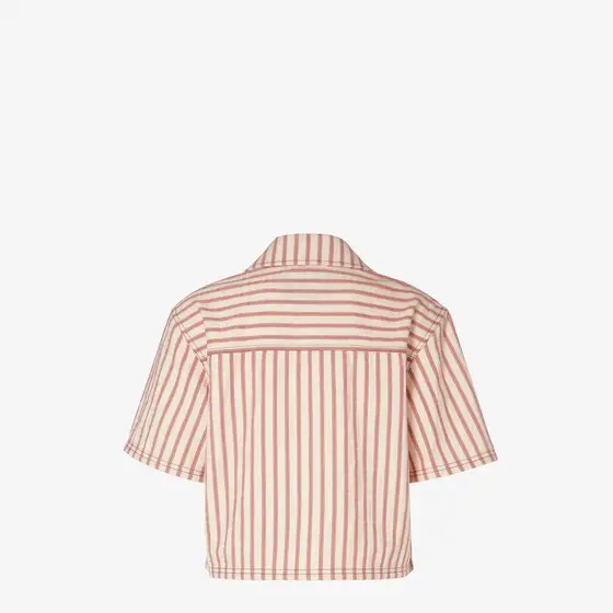 Fendi FF Denim Shirt with Red Stripes | Thumbnail 2 Fendi FF Denim Shirt with Red Stripes | Thumbnail 2