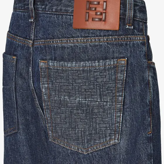 Fendi Straight-cut five-pocket trousers | Thumbnail 3 Fendi Straight-cut five-pocket trousers | Thumbnail 3