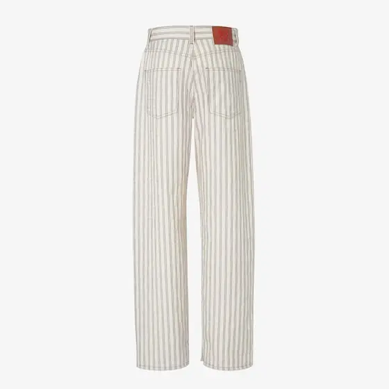 Fendi FF Denim Pants with Light Blue Stripes | Thumbnail 2 Fendi FF Denim Pants with Light Blue Stripes | Thumbnail 2