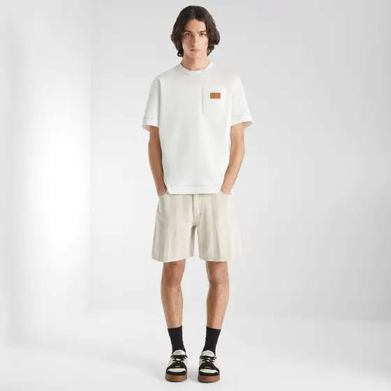 Fendi Straight-cut relaxed fit five-pocket shorts | Thumbnail 4 Fendi Straight-cut relaxed fit five-pocket shorts | Thumbnail 4