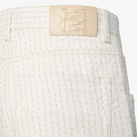 Fendi Five-pocket Bermuda shorts with a relaxed fit | Thumbnail 3 Fendi Five-pocket Bermuda shorts with a relaxed fit | Thumbnail 3