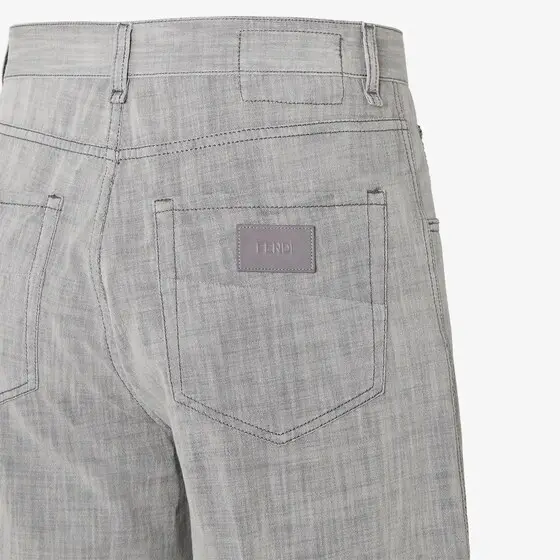 Fendi Five-pocket Bermuda shorts with a relaxed fit | Thumbnail 3 Fendi Five-pocket Bermuda shorts with a relaxed fit | Thumbnail 3