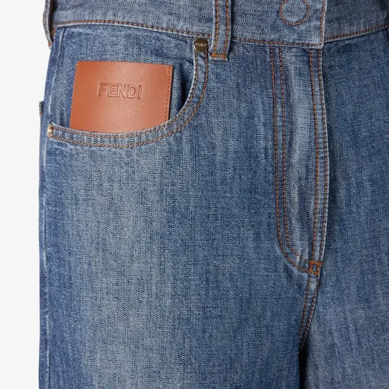 Fendi FF Chambray Pants | Thumbnail 3 Fendi FF Chambray Pants | Thumbnail 3