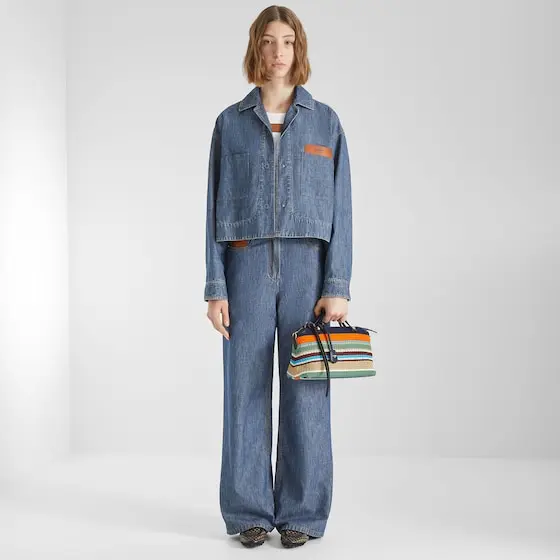 Fendi FF Chambray Pants | Thumbnail 4 Fendi FF Chambray Pants | Thumbnail 4