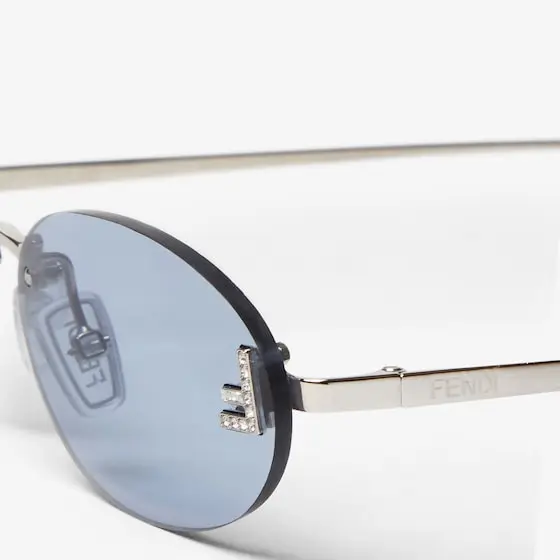 Fendi First Crystal Sunglasses with Gray Lenses | Thumbnail 3 Fendi First Crystal Sunglasses with Gray Lenses | Thumbnail 3
