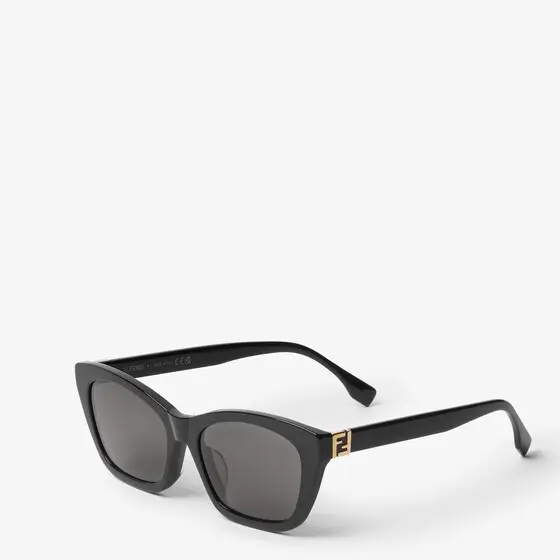 Fendi Forever Low Bridge Fit Black Acetate Sunglasses | Thumbnail 2 Fendi Forever Low Bridge Fit Black Acetate Sunglasses | Thumbnail 2